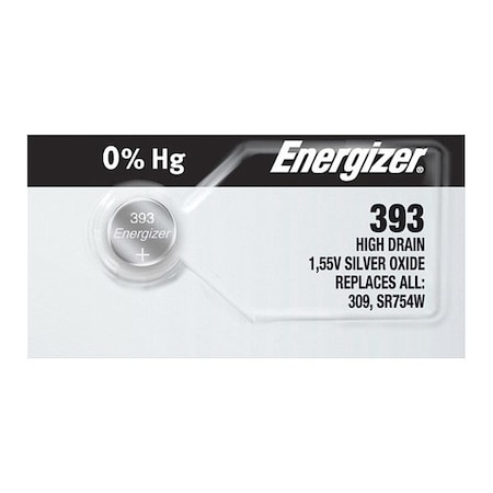 Energizer Coin Cell, 393/309, 1.5V 393-309TZ