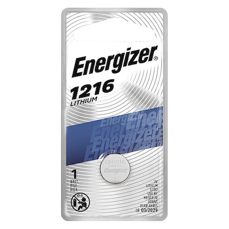 Energizer Energizer 1216 Lithium Coin Battery, 1 Pack - 3V DC ECR1216BP