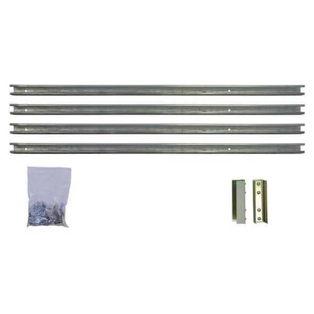 Fostoria Suspension Kit, Steel, 106in.Hx1-1/2in.D FSS-95TMK