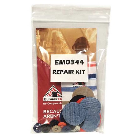 Bulwark Garment Repair Kit, Clothing, Color Varies EM0344 RG M