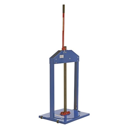 Zoro Select Manual Trash Compactor, Blue, 30 gal. MTC-30