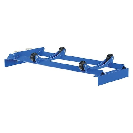 Vestil PalltRackDrum RollrCradle, Blue, 17-3/8inW PRDC-42-R