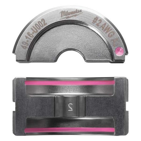Milwaukee Tool No. 2 Aluminum U Style Die 49-16-U002