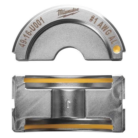 Milwaukee Tool No. 1 Aluminum U Style Die 49-16-U001
