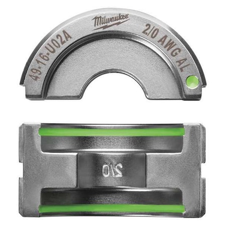 Milwaukee Tool 2/0  Aluminum U Style Die 49-16-U02A