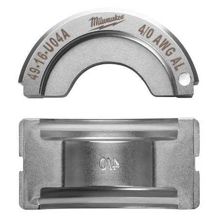 Milwaukee Tool 4/0  Aluminum U Style Die 49-16-U04A