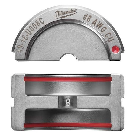 Milwaukee Tool No. 8 Copper U Style Die 49-16-U008C