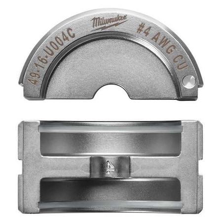 Milwaukee Tool No. 4 Copper U Style Die 49-16-U004C