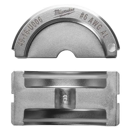 Milwaukee Tool No. 6 Aluminum U Style Die 49-16-U006