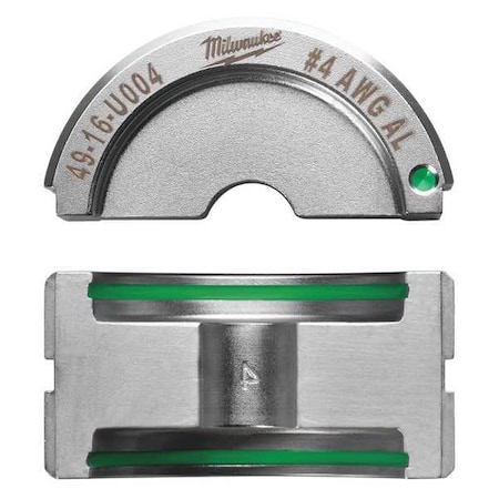 Milwaukee Tool No. 4 Aluminum U Style Die 49-16-U004