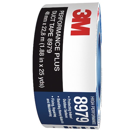3M Duct Tape, Blue, 24-7/8 yd L, 2 in W 8979