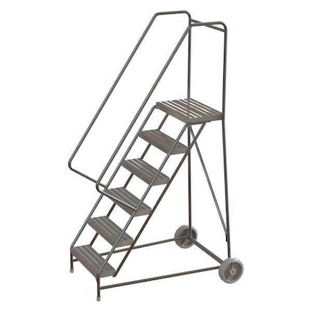 TRI-ARC 92 in H Aluminum Wheelbarrow Ladder, 6 Steps WLARTR106244