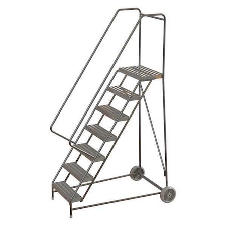 Tri-Arc 102 in H Aluminum Wheelbarrow Ladder, 7 Steps, 350 lb Load Capacity WLARTR107164