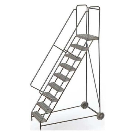 Tri-Arc 122 in H Aluminum Wheelbarrow Ladder, 9 Steps, 350 lb Load Capacity WLARTR109245