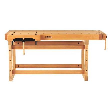 Sjobergs Workbenches, Birch, 29-1/8" W, Working: 35-7/16" Height, 500 lb., Straight SJO-33458