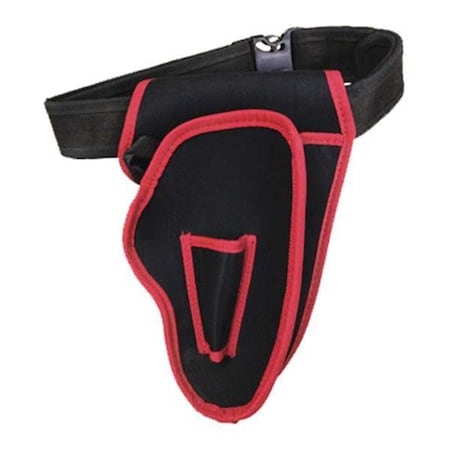 Bn Products Usa Tool Pouch, Tool Pouch, Black/Red, Nylon, 2 Pockets BNH-40-HOLSTER