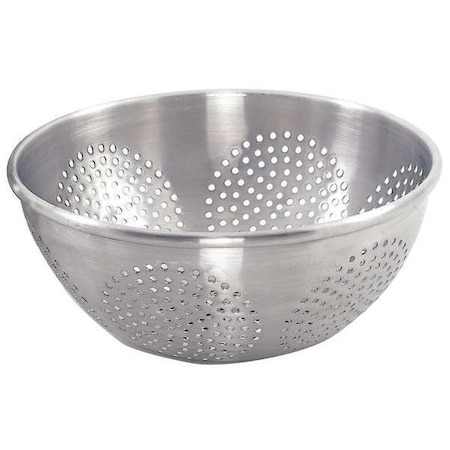 Crestware Colander, 12 qt., 5-1/2 in. H, Aluminum ACOL12C