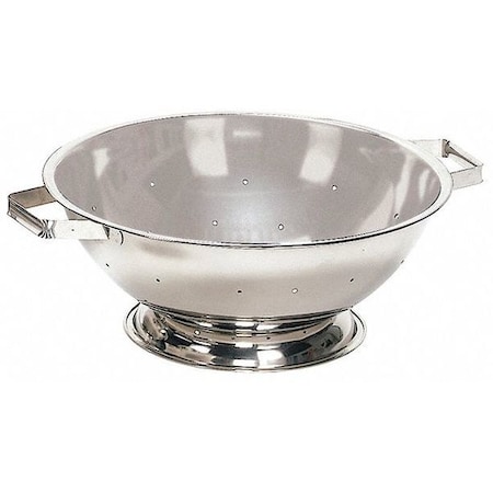 Crestware Colander, 3 qt., 3-3/4 in. H, Steel COL03