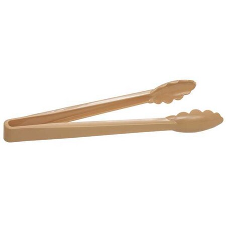 Crestware Tong, Beige, 12 in. L, Plastic PCT12BG