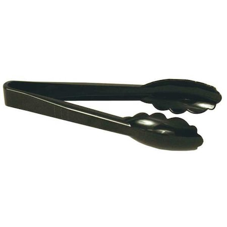 Crestware Tong, Black, 12 in. L, Plastic PCT12BK