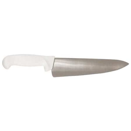 Crestware Chef Knife, Straight, 10 in. L, White KN31