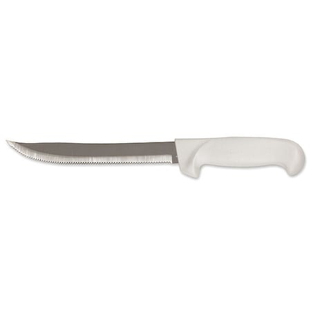 Crestware Utility Knife, Straight, 9 in. L, White KN42