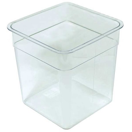 Crestware Stackable Food Storage Container, Clear, Polycarbonate SQC12