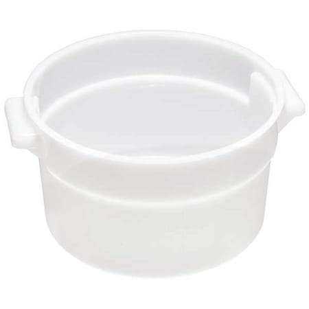 Crestware Stackable Round Container, White, Polyethylene RCW2