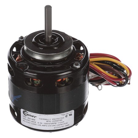 Century Motor, 1/12 HP, OEM Replacement Brand: Lennox Replacement For: P-8-9585 9485