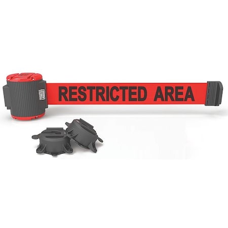 Banner Stakes Magnetic Belt Barrier, Restricted Area, Rd MH5008