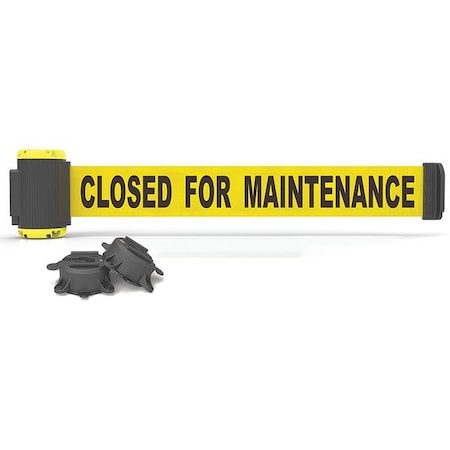 Banner Stakes Magnetic Belt Barrier, 7', Clsd for Maint MH7006
