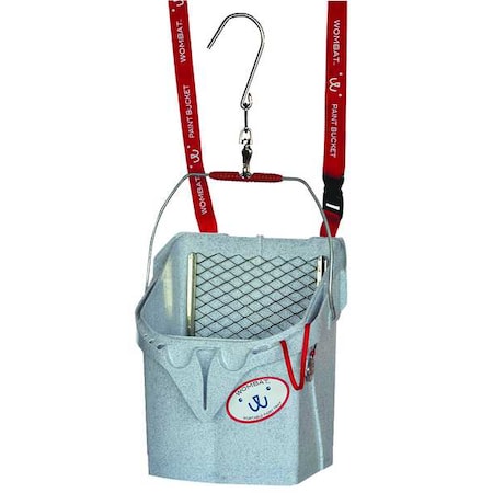 Wombat Portapaint HDPE Paint Bucket, 1 1/2 gal, 8 1/2" L, 13" D, 10" W 5009