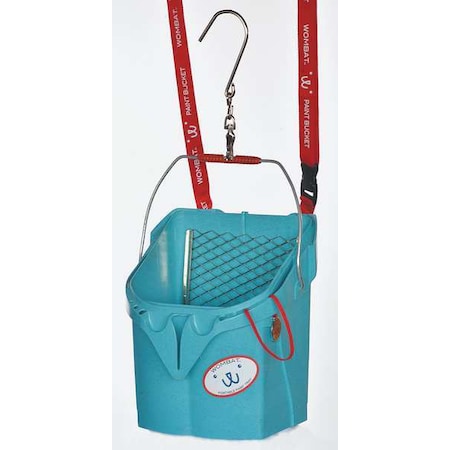 Wombat Portapaint HDPE Paint Bucket, 1 1/2 gal, 8 1/2" L, 13" D, 10" W 5016