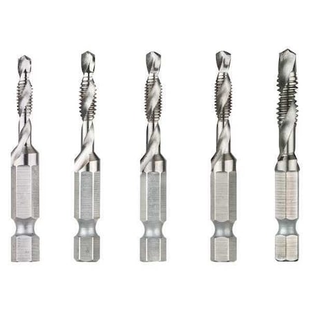 Dewalt 5 pc Drill Tap Set DWADT5SET