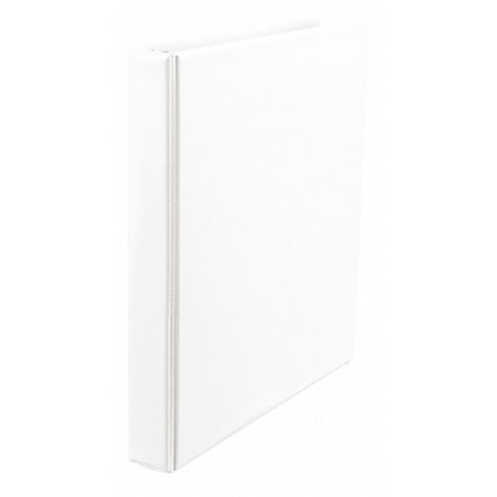 Universal One 1" Round Ring Binder, White UNV31404CT