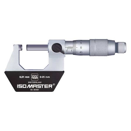 Tesa Brown & Sharpe Micrometer, 0 to 1 "/0 to 25mm Range 01.10101