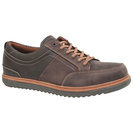 FLORSHEIM Size 11-1/2 Men's Oxford Shoe Steel Work Shoe, Brown FS2600