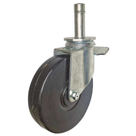 Payson Casters Scaffold Caster, Rubber, 6 in., 240 lb. 053-6OX-SK-B