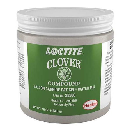 Clover Silicon Carbide Gel Water, 5A, 800 Grit 233203