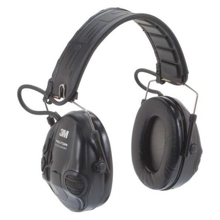 3M Tactical Headset, Over the Head, Black 93407