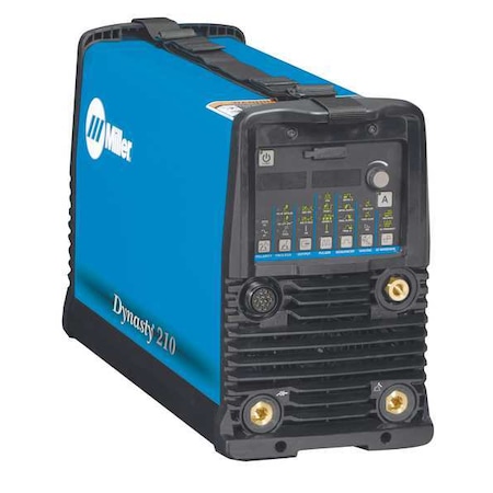 Miller Electric Tig Welder, Dynasty 210 Series, 120 to 480V AC, 210 Max. Output Amps, 210A @ 18V Rated Output 907686