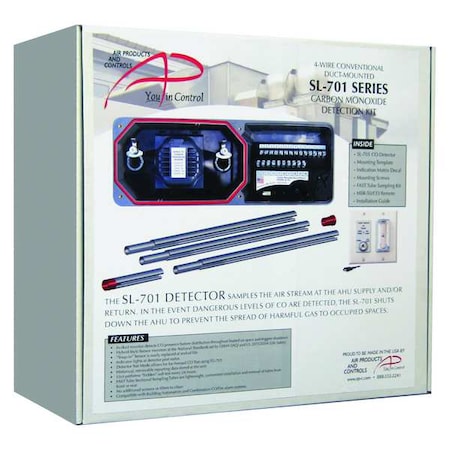 Air Products & Controls Carbon Monoxide Duct Detector Kit SL-701 KIT