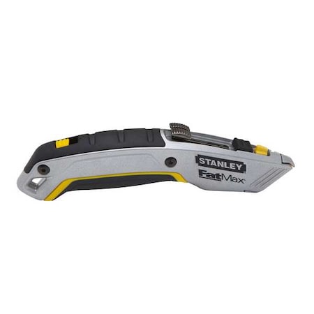 STANLEY Twin Blade Utility Knife, Manual Retracting, Utility, Multipurpose, Metal, Rubber, 7 in L 10-789