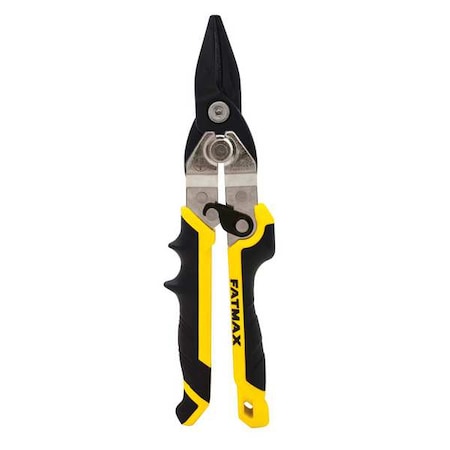 Stanley Aviation Snip, Straight, 10 in, Chromium Vanadium FMHT73756