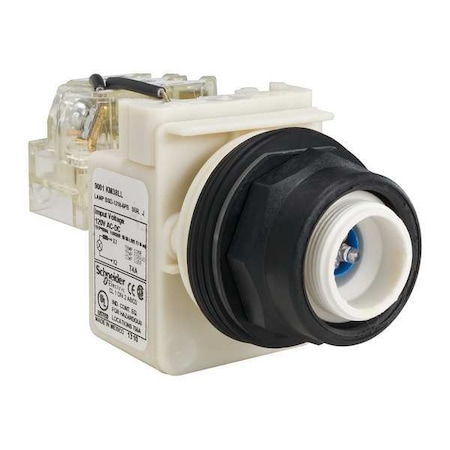 Schneider Electric Push to Test Pilot Light, Blue, LED 9001SKT38LL