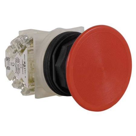 Schneider Electric Push Button Operator, 30 mm, SPDT, Red 9001SKR5RH13