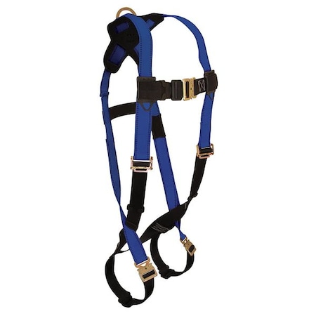 Condor Condor Full Body Harness, XL, 425 lb., Quick-Connect Chest/ Quick-Connect Leg Straps, Back D-Ring 45J268