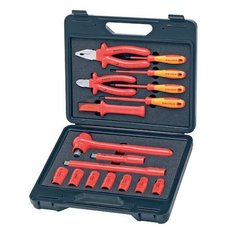Knipex Insulated Tool Set, 17 pc. 98 99 11