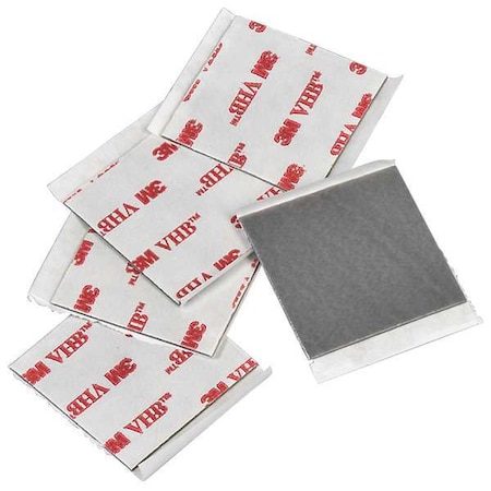 3M Foam Tape, Gray, Square, PK250 4936