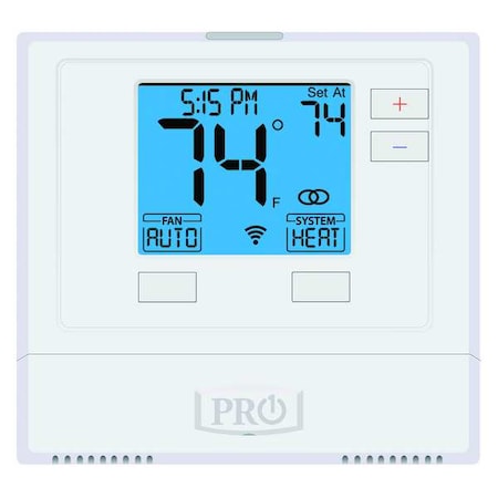 Pro1 Iaq WiFi Thermostat, 7, 5-1-1 Programs, 1 H, 1 C, Wall Mount, Hardwired, 24VAC T701i